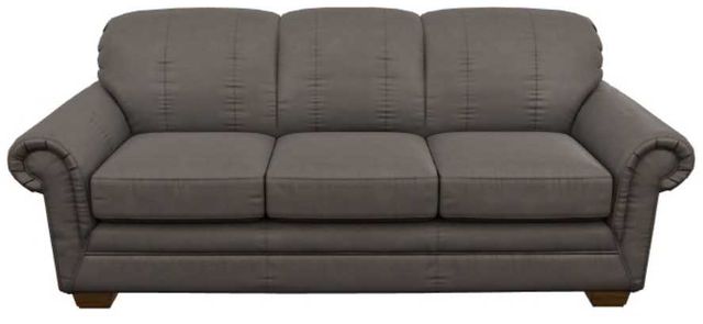 La-Z-Boy® Mackenzie Greystone Leather Queen Sleeper Sofa-1