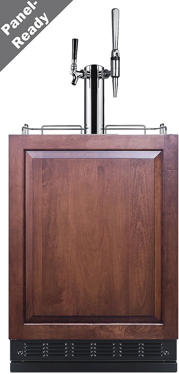 Summit® 24" Panel Ready Cold Brew/Nitro Kegerator-1