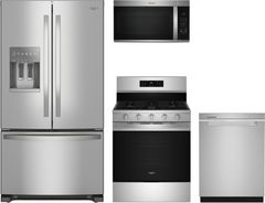 Whirlpool® 4 Piece Stainless Steel Kitchen Package