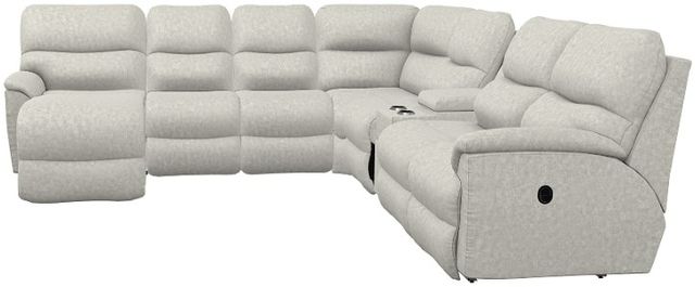 La-Z-Boy® Trouper Dove Reclining Sectional with Custom Layout Options-2