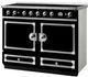 La Cornue CornuFé 110 43" Gloss Black Pro Style Induction Range-1