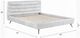 ACME Furniture Doris Vintage White Eastern King Panel Leather Bed-3