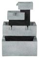A & B Home Black/Light Gray 4-Tier Decorative Outdoor Fountain-0