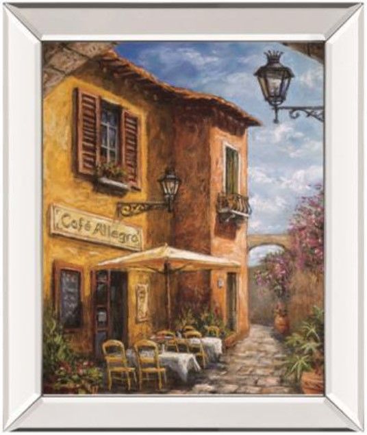 Classy Living Surridge, M Courtyard Cafã Wall Art-0