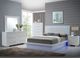 New Classic® Home Furnishings Sapphire 4-Piece White Queen Bedroom Set with Nightstand-0