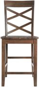 Elements International Renegade 6-Piece Cherry Counter Height Dining Set-4