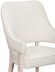 Bassett Mirror Lena 2-Piece Washed White Oak Dining Chair-3