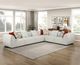 Homelegance® Franz 6-Piece Beige 159" Modular Sectional-1