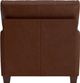 Bassett® Furniture Carolina Chestnut Sierra Track Arm Leather Chair-3