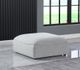 Meridian Furniture Miramar Grey Ottoman-3
