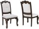 Crown Mark Kiera Coffee Brown Upholstered Dining Side Chair-3
