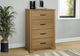 Monarch Specialties Inc. Medium Oak Chest-1
