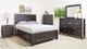 Mako Wood Furniture Tofino Black King Storage Panel Bed-1