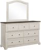 TEI Vintage Estates Brown/White Dresser-3