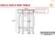 ACME Furniture Alysa Walnut Accent Table-5