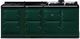 AGA™ eR7210 Classic Cast Iron 83" British Racing Green Pro Style Dual Fuel Range-0