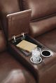 Signature Design by Ashley® Silverbrooke 7-Piece Canyon Power Reclining Left-Arm Facing Sectional with Chaise and Storage Consoles-4