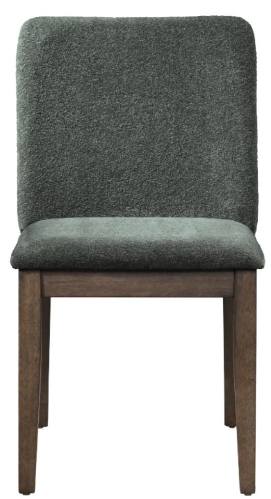 New Classic® Home Furnishings Kody Dark Walnut/Forest Green Dining Side Chair-2