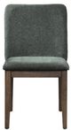 New Classic® Home Furnishings Kody Dark Walnut/Forest Green Dining Side Chair-2