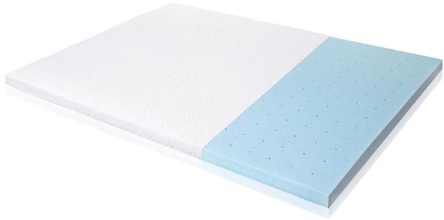 Malouf® Isolus® 2.5" Gel Memory Foam Twin Mattress Topper-0