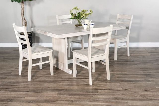 Sunny Designs™ Bayside Marble White Ladderback Chair-1