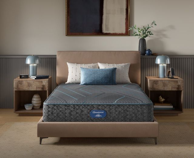 Beautyrest® Level Two 12" Hybrid Medium Firm Smooth Top Twin Mattress-2