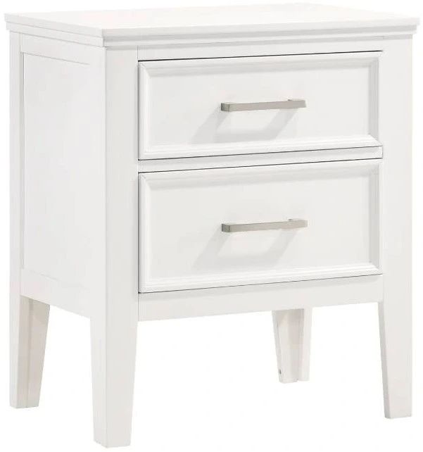New Classic® Home Furnishings Andover White Nightstand-0