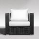 Enclover Chestnut Lux Black/White Club Chair-2