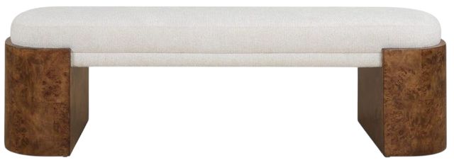 Uttermost® Thorian Off-White Bench-4
