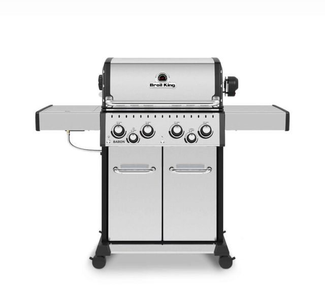Broil King® Baron™ S 490 PRO 3-Burner Freestanding Natural Gas Grill-2