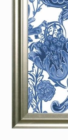 Classy Art Indigo Chintz VI by Melissa Wang Wall Art-1