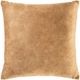 Surya Collins Camel 20"x20" Toss Pillow with Down Insert-0