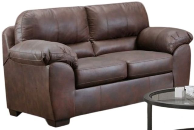American Wholesale Furniture Wildwood Chocolate Loveseat-0