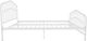 Novogratz Bushwick White Metal Queen Bed-4
