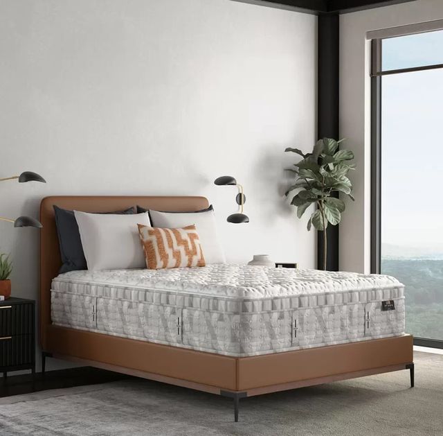 King Koil® Intimate Culver 15” Wrapped Coil Firm Euro Top Queen Mattress-1