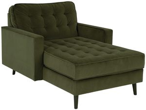 Front view of the Ashley® Reveon Lakes Olive Chaise