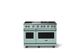 Viking® 5 Series 48" Splash Pro Style Gas (NG) Range with Polished Chrome Trim-0