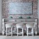Liberty Furniture Magnolia Manor Antique White Console Swivel Stool-1