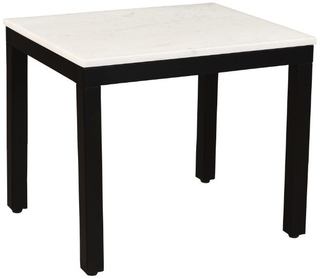 Moe's Home Collection Parson White Marble Side Table-0