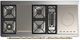 Ilve® Majestic III 60" Custom Pro Style Dual Fuel Natural Gas 7 Burners Range with Solid Door and Brass Trim-2