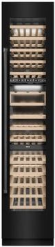 ZLINE 18 in. 9 Cu. Ft. Triple Zone 68 Bottle Right Hinge Column Wine Cooler in Black Stainless Steel-0
