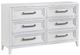 Coaster® Marielle 4-Piece Distressed White Eastern King Panel Bedroom Set-2
