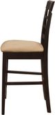 Coaster® Gabriel 2-Piece Cappuccino/Tan Upholstered Counter Stools-4