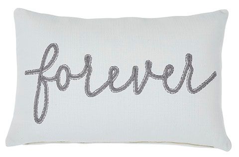Signature Design by Ashley® Forever 4-Piece White/Gray Pillows-0