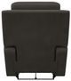 La-Z-Boy® Emmons Pewter Power Wall Recliner with Headrest and Lumbar-4
