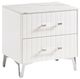 Homelegance® Ripple High Gloss White Nightstand-0