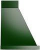 Ilve® Nostalgie II Noblesse 30" Emerald Green Wall Mounted Range Hood with Chrome Trim-2