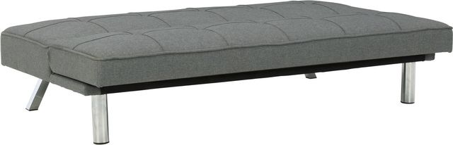 Signature Design by Ashley® Santini Gray Flip Flop Armless Sofa-4