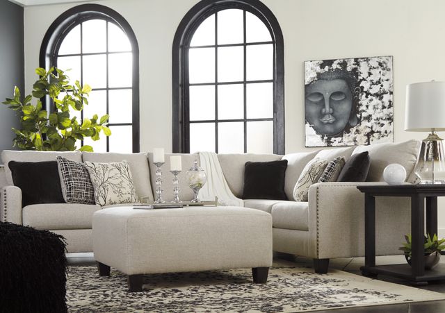 Signature Design by Ashley® Hallenberg 3-Piece Fog Right-Arm Facing Sectional-4
