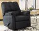 Signature Design by Ashley® Darcy Black Rocker Recliner-1